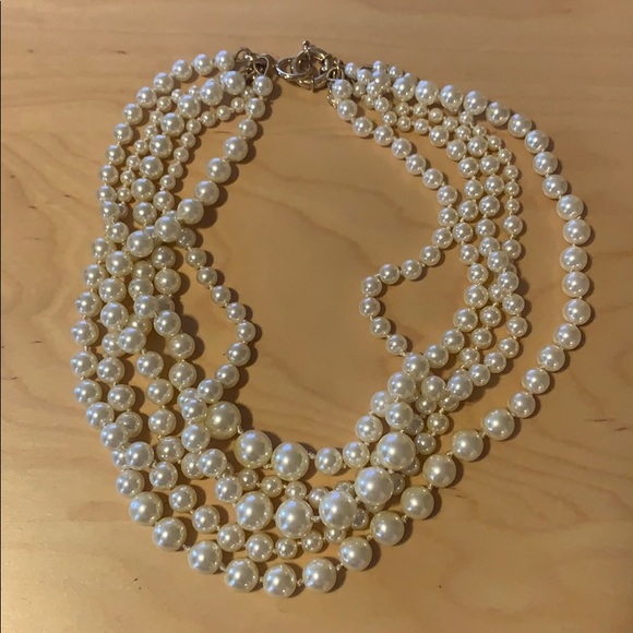 JCrew Layered Pearl Necklace